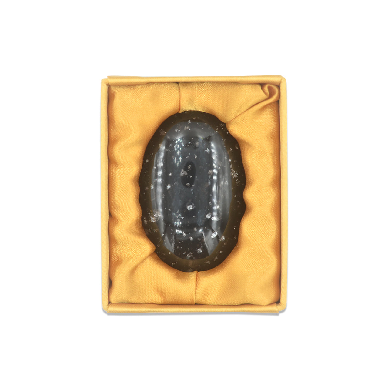 Starborn Galaxy Obsidian Polished Oval Palm Stone - Medium (1 Piece)