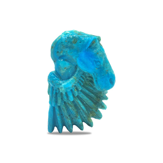 Starborn Hand Carved Peruvian Blue Opal Pegasus