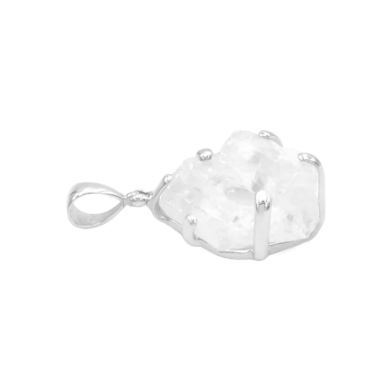 Starborn Petalite Crystal Pendant in Fine Sterling Silver