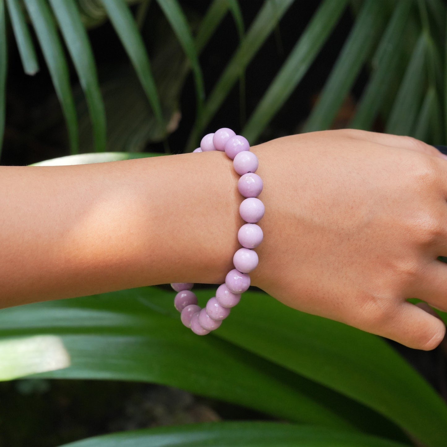 Starborn Phosphosiderite Elastic Beaded Bracelet