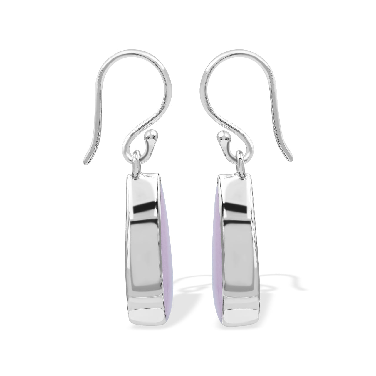 Starborn Phosphosiderite Pear Shaped Dangle Earrings in Sterling Silver