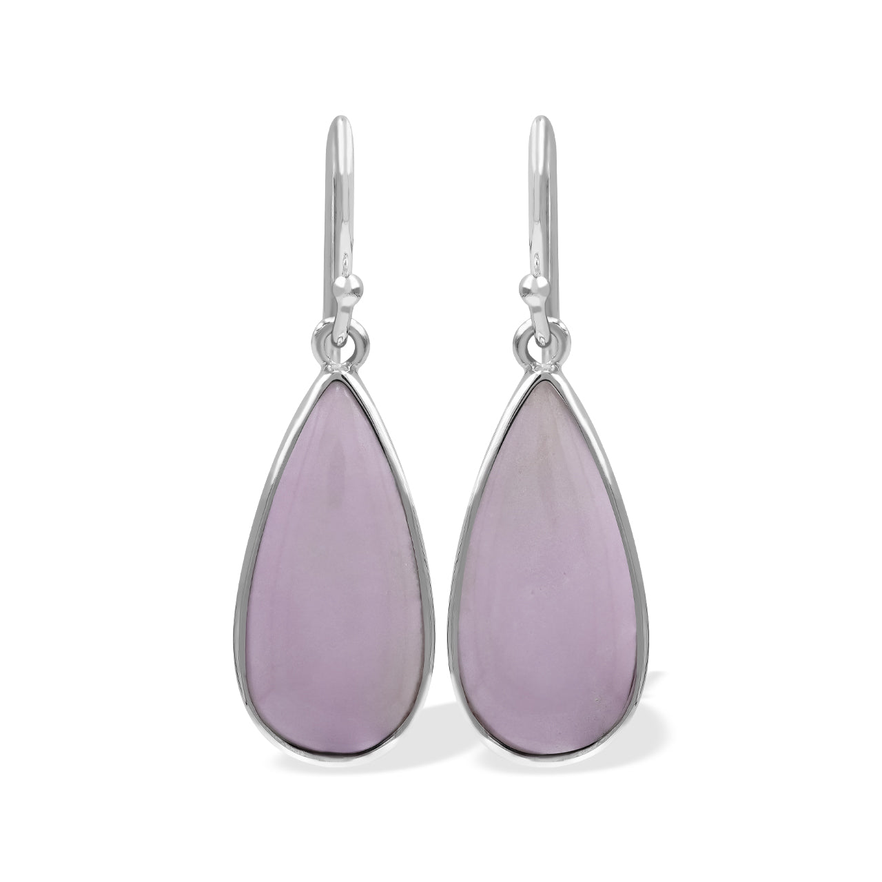 Starborn Phosphosiderite Pear-Shaped Earrings in Sterling Silver