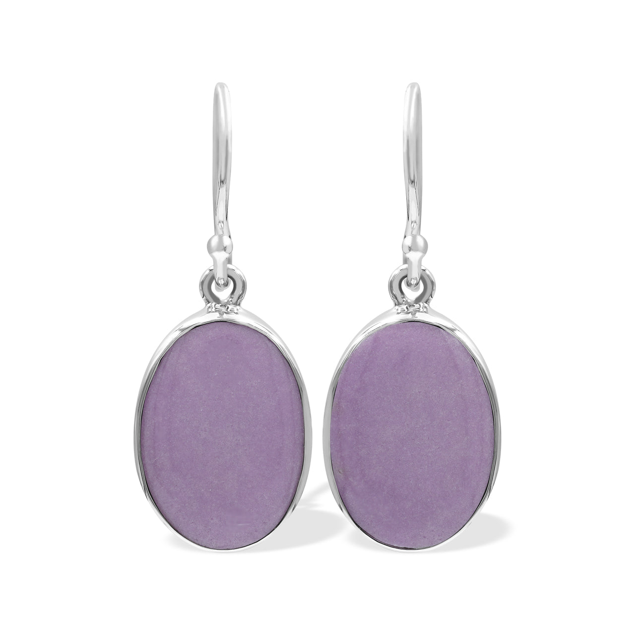 Starborn Phosphosiderite Oval Earrings in Sterling Silver