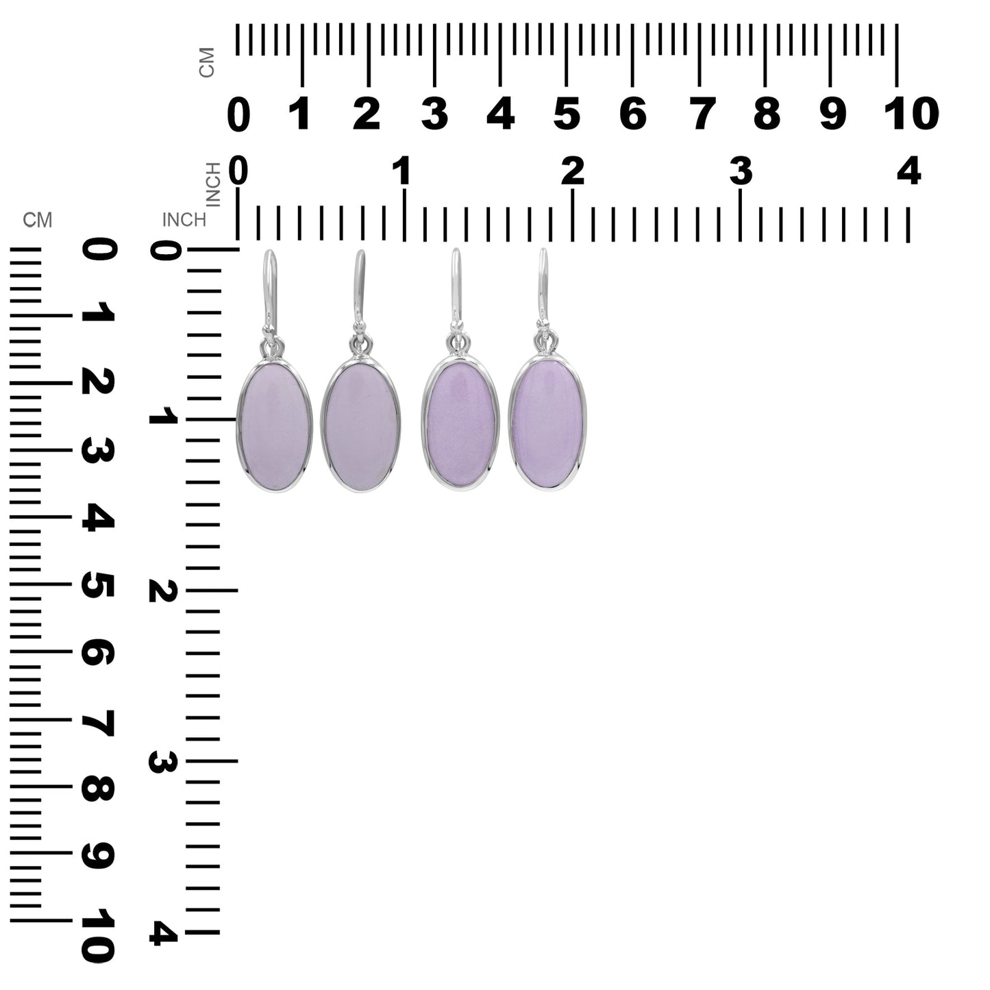 Starborn Phosphosiderite Oval-Shaped Earrings in Sterling Silver