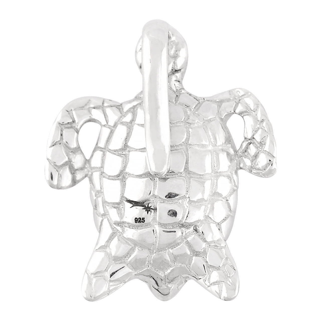 Starborn Sea Turtle Pendant in Fine Sterling Silver
