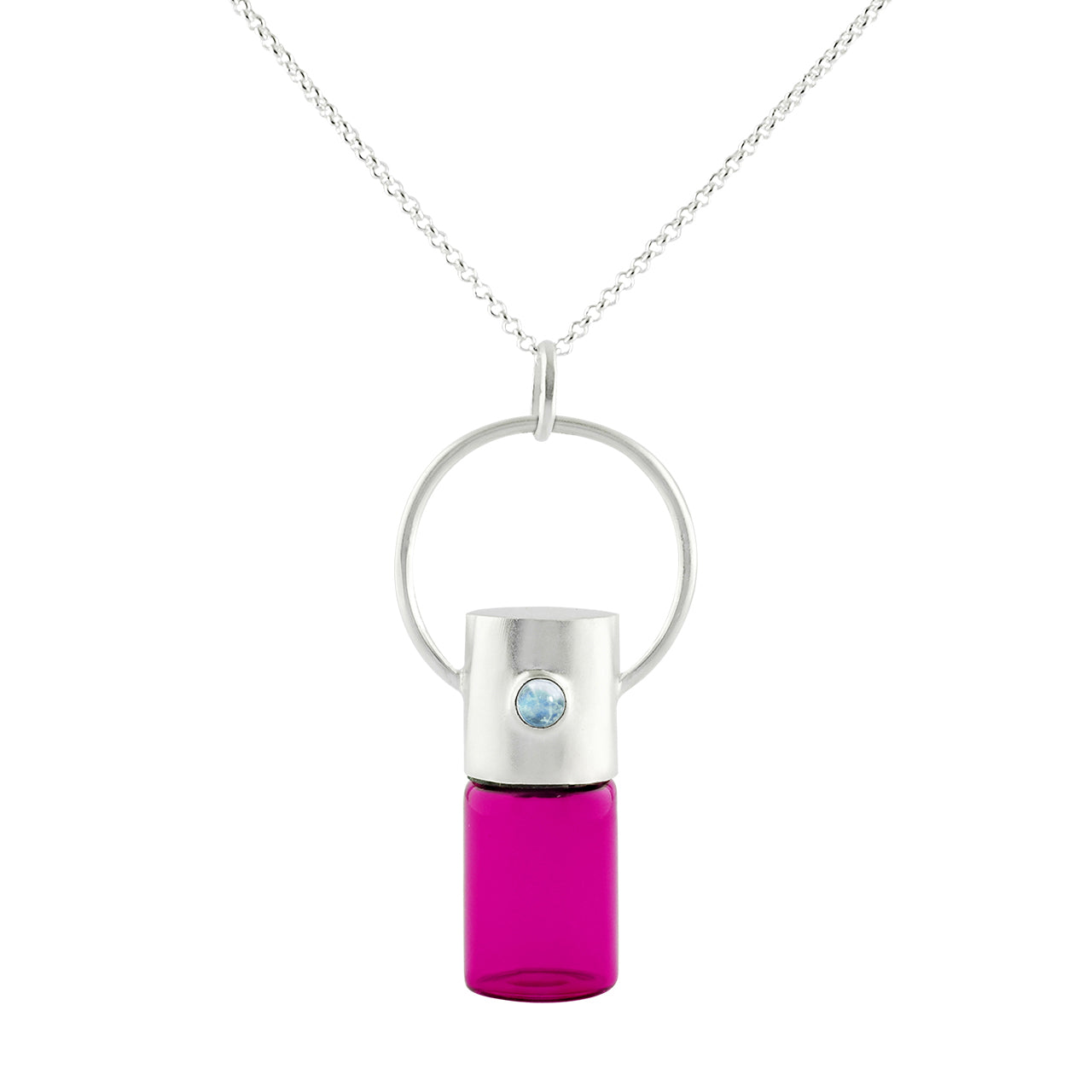 Starborn Set of Bottle Pendants with Rainbow Moonstone Accents