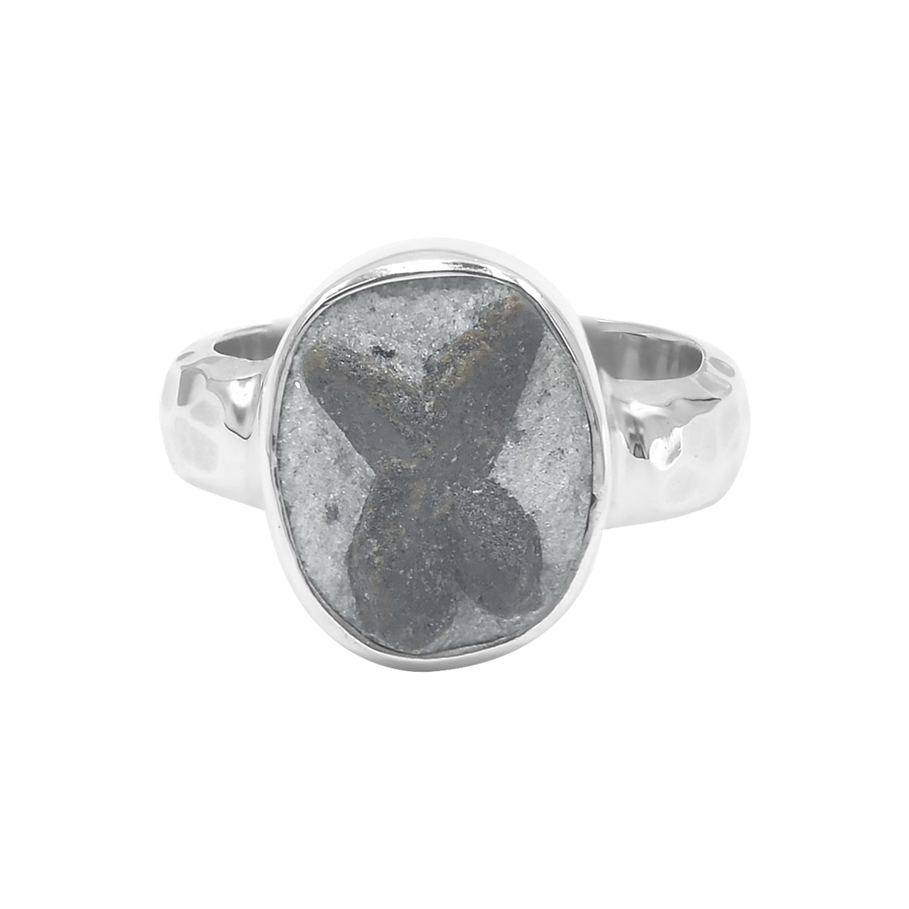 Starborn Staurolite Ring in Sterling Silver