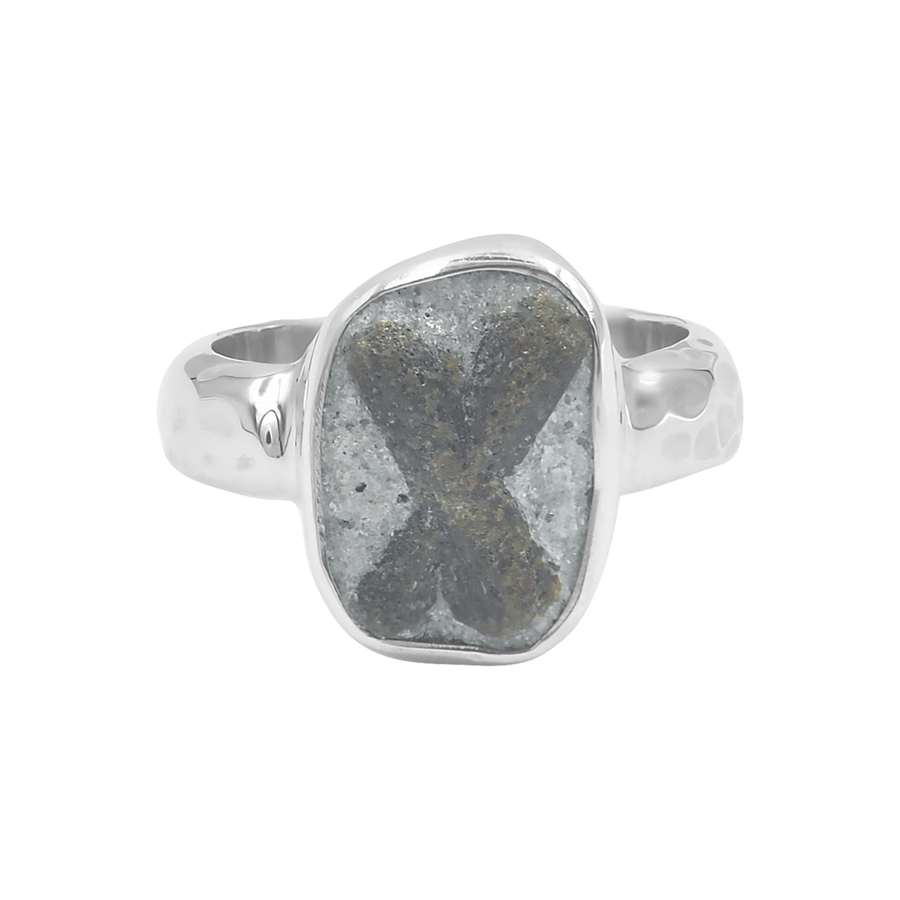 Starborn Staurolite Ring in Sterling Silver