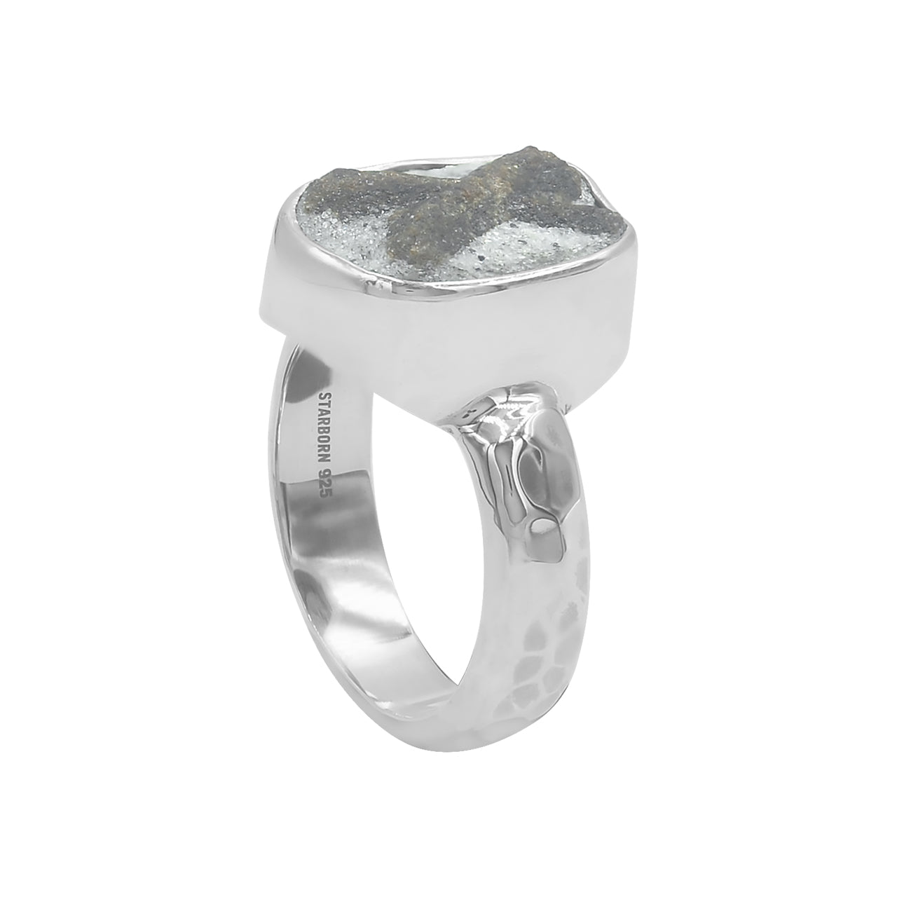 Starborn Staurolite Ring in Sterling Silver