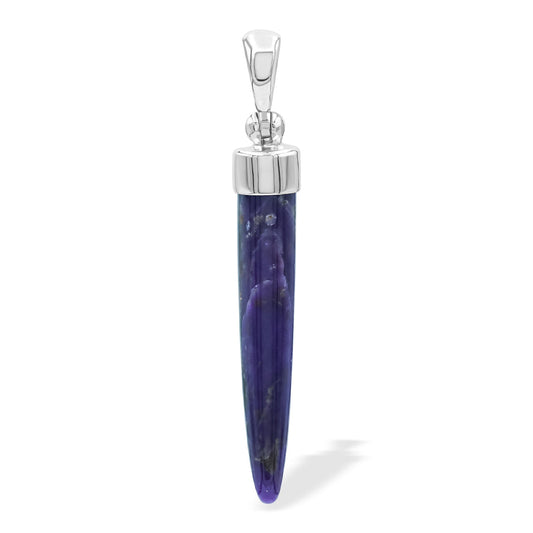 Starborn Sugilite Drop Pendant in Sterling Silver