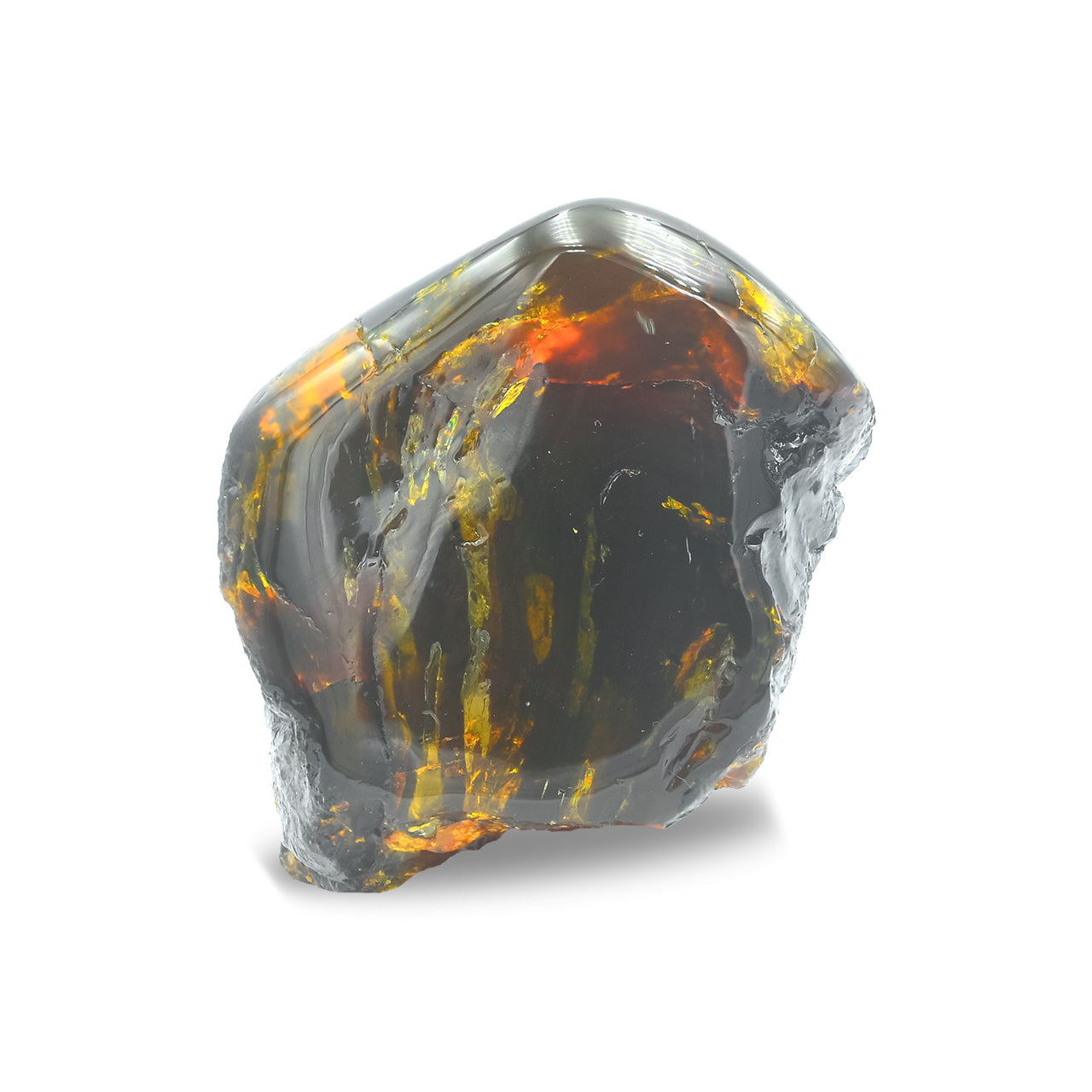 Starborn Polished Lion's Mane Sumatra Amber Collector (130-150 grams) - 1 Piece