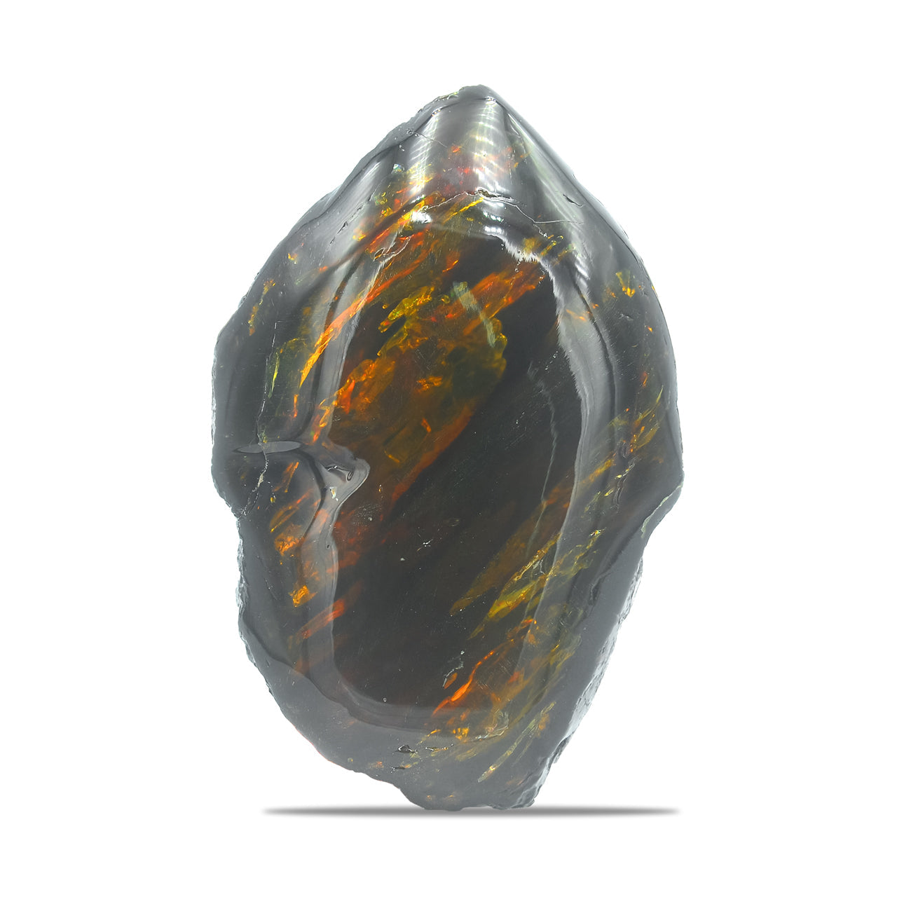 Starborn Polished Lion's Mane Sumatra Amber Collector (130-150 grams) - 1 Piece