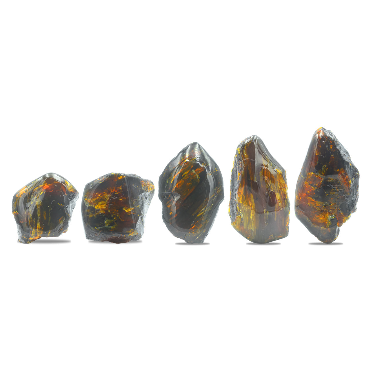 Starborn Polished Lion's Mane Sumatra Amber Collector (130-150 grams) - 1 Piece
