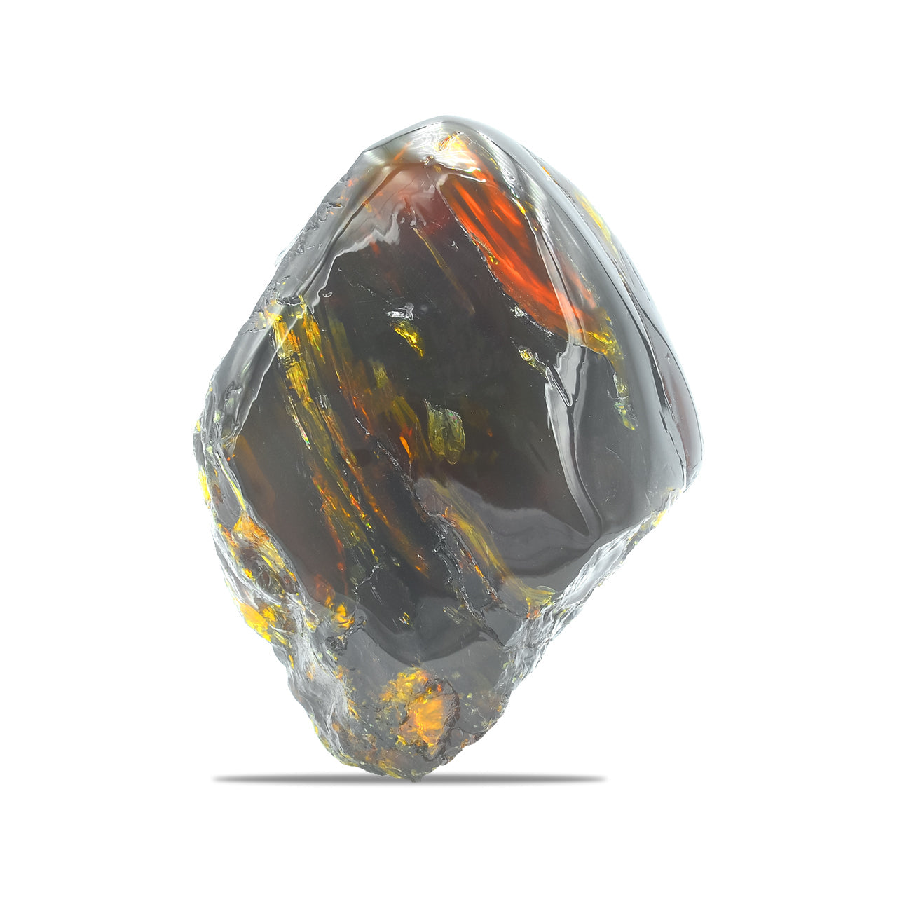Starborn Polished Lion's Mane Sumatra Amber Collector (180-200 grams) - 1 Piece