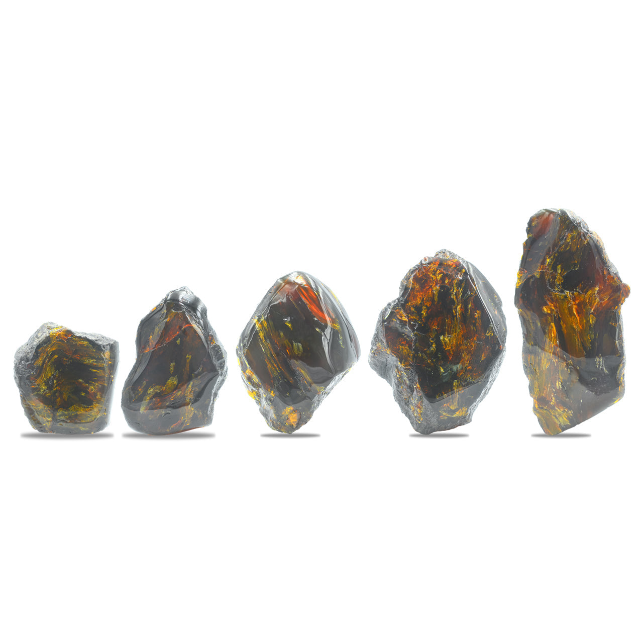 Starborn Polished Lion's Mane Sumatra Amber Collector (180-200 grams) - 1 Piece