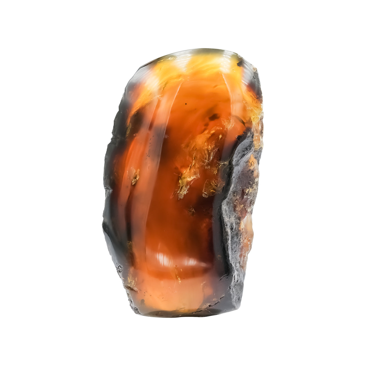 Starborn Polished Lion's Mane Sumatra Amber Collector (10-15 grams) - 1 Piece