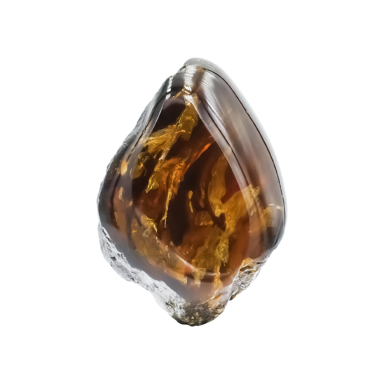 Starborn Polished Lion's Mane Sumatra Amber Collector (10-15 grams) - 1 Piece