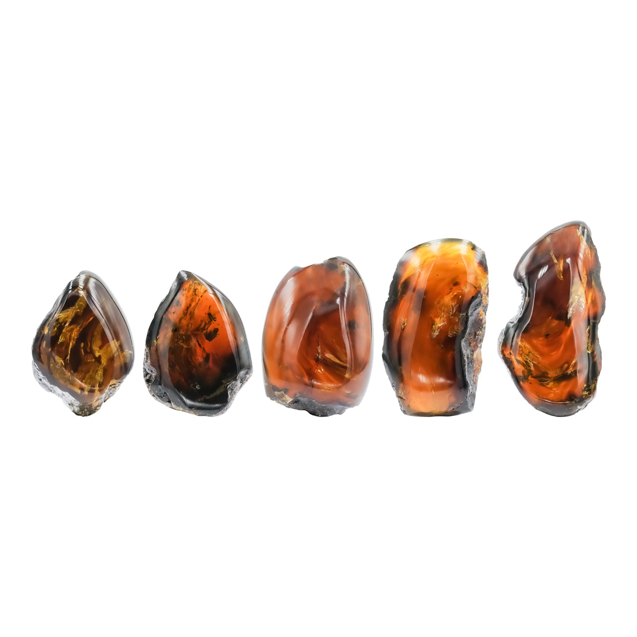 Starborn Polished Lion's Mane Sumatra Amber Collector (10-15 grams) - 1 Piece