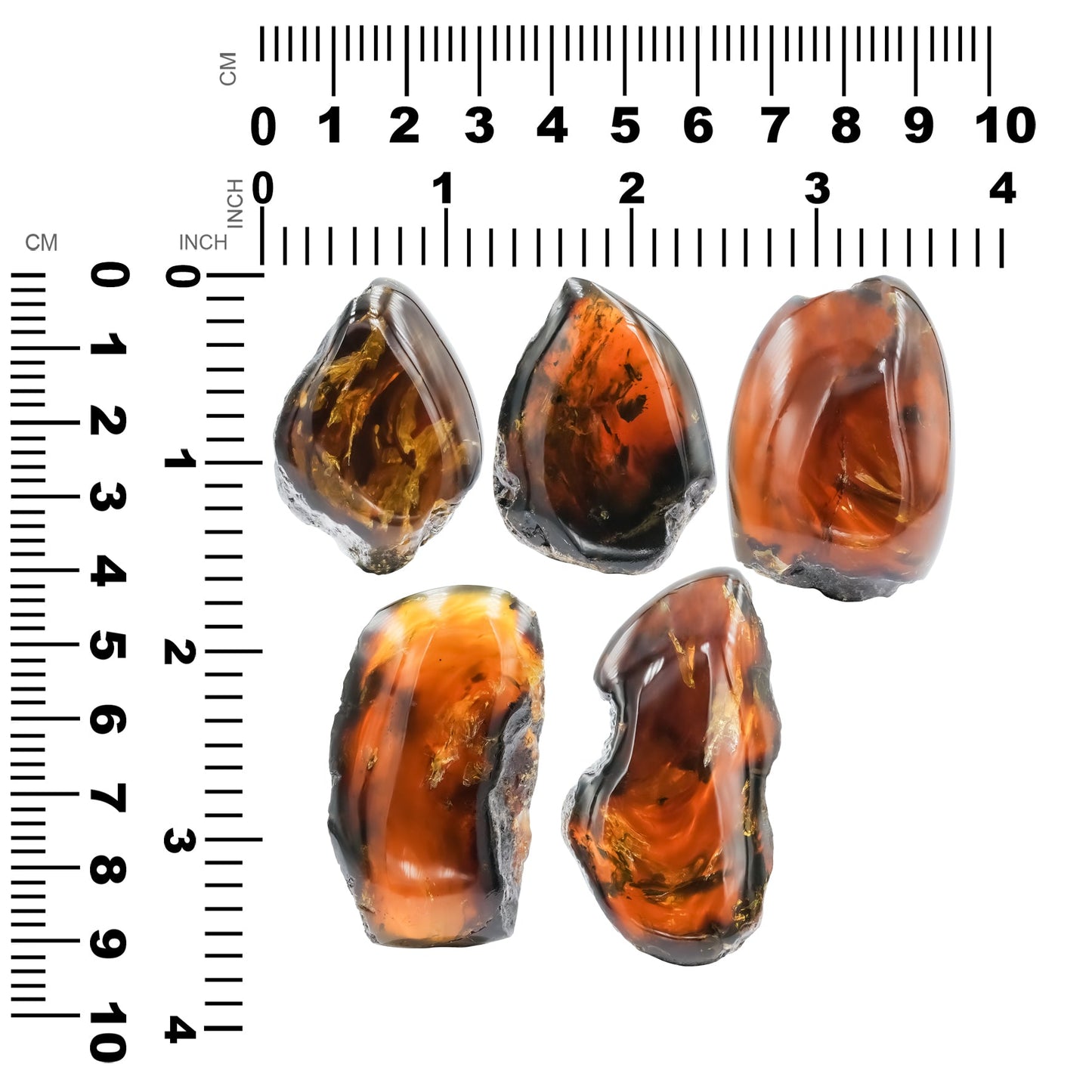 Starborn Polished Lion's Mane Sumatra Amber Collector (10-15 grams) - 1 Piece