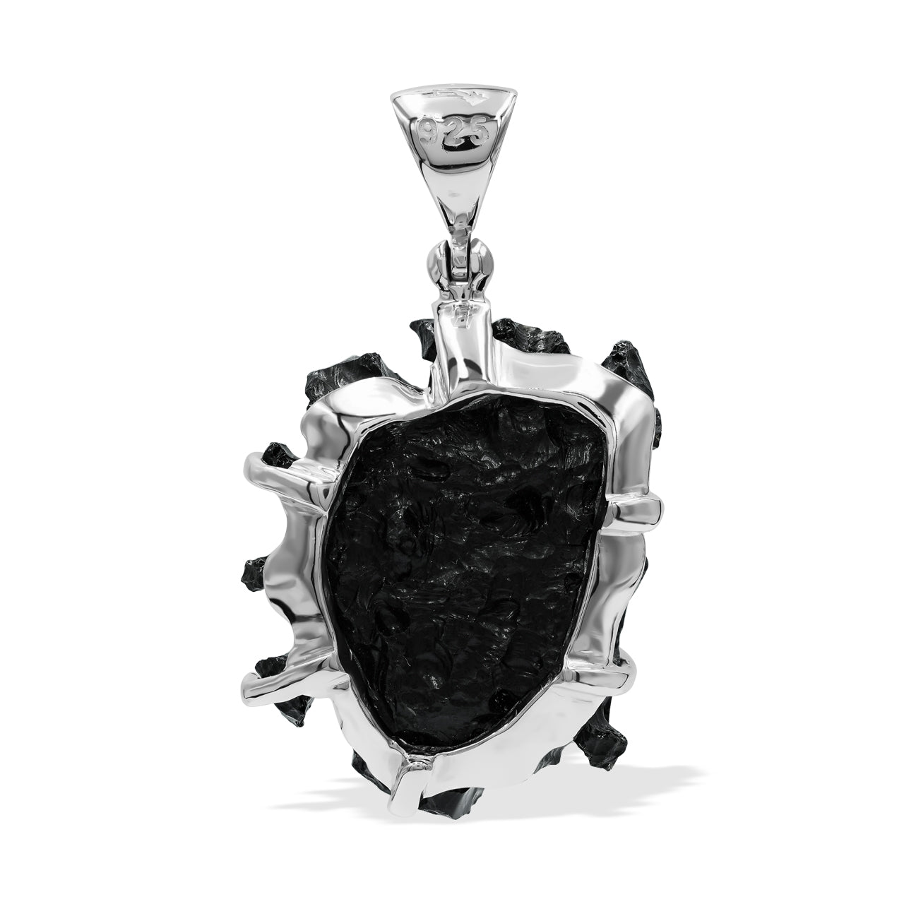 Starborn Bilitonite Prong Set Pendant in Sterling Silver