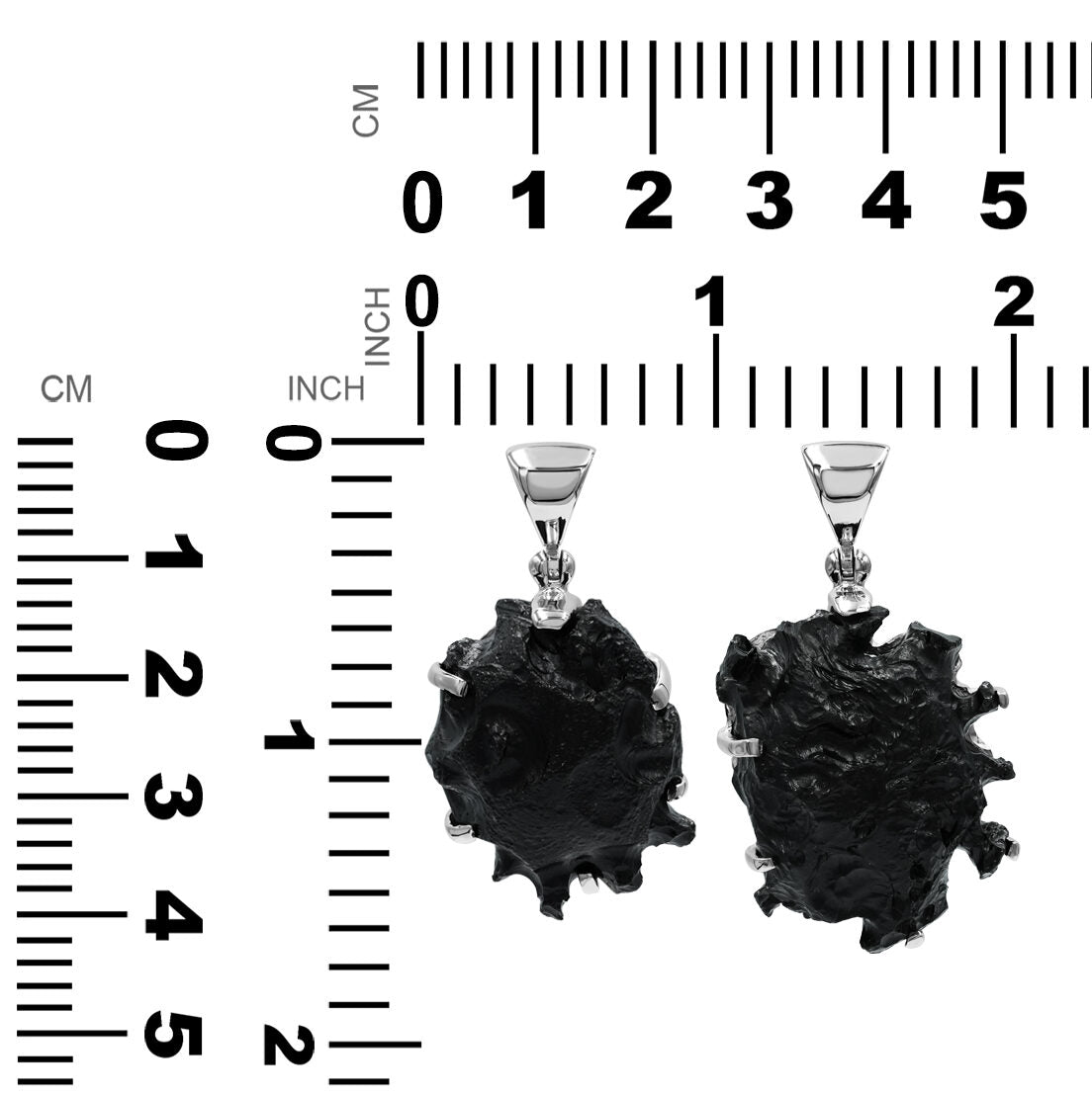 Starborn Bilitonite Prong Set Pendant in Sterling Silver
