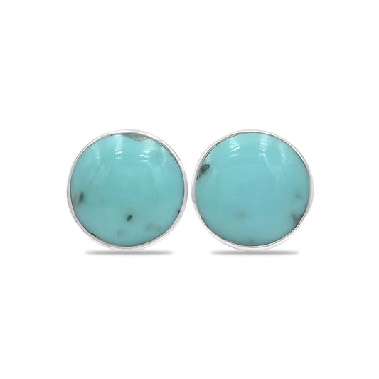 Starborn Campitos Turquoise Post Earrings in Sterling Silver