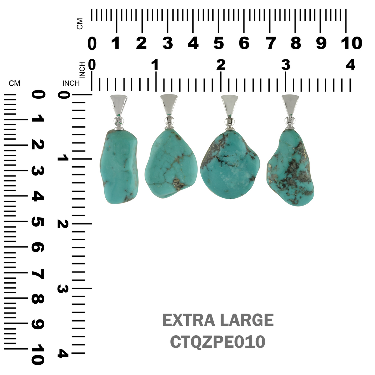 Starborn Campitos Turquoise Pendant in Sterling Silver