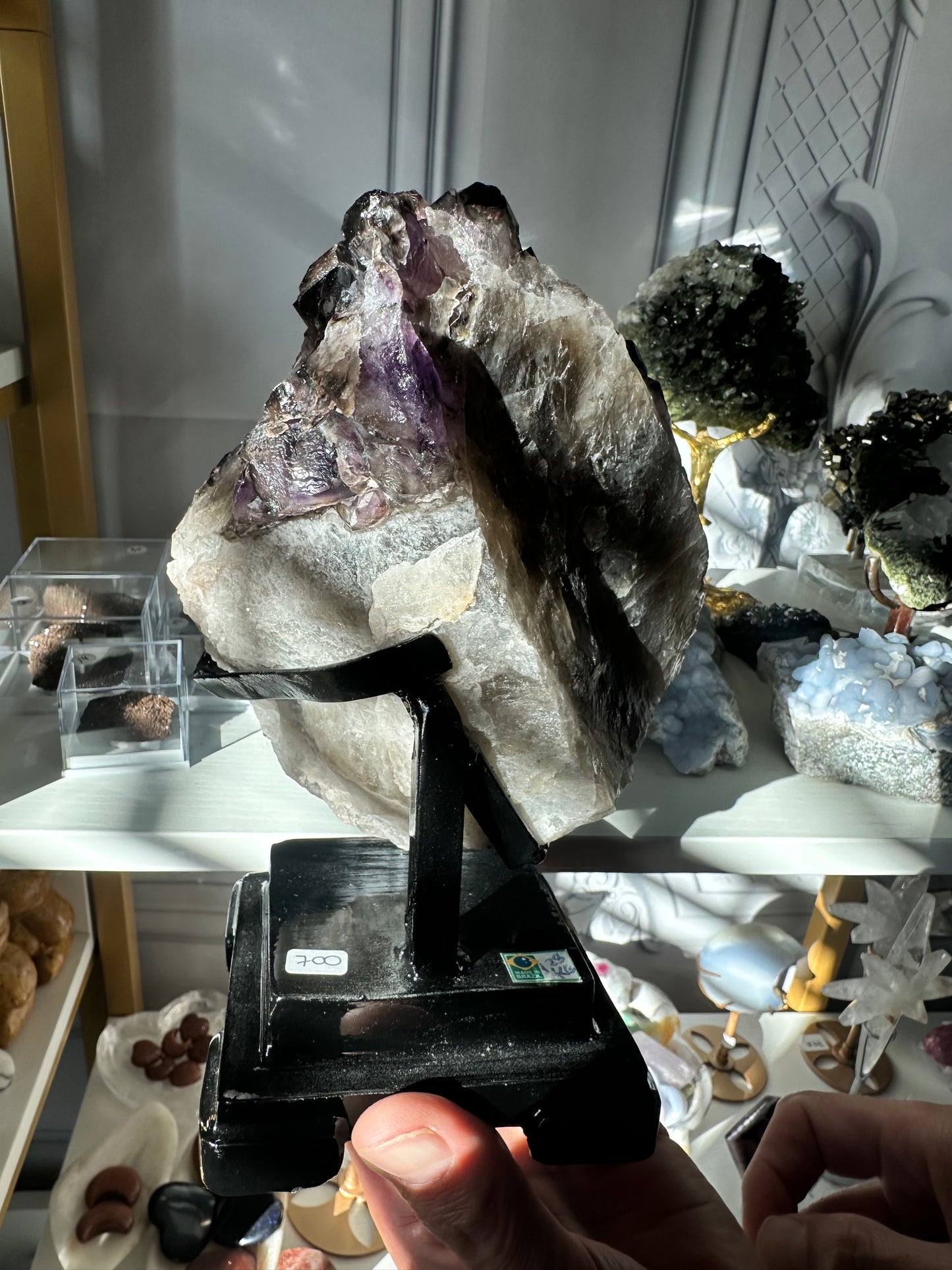 Smokey Amethyst Elestial | Venturini