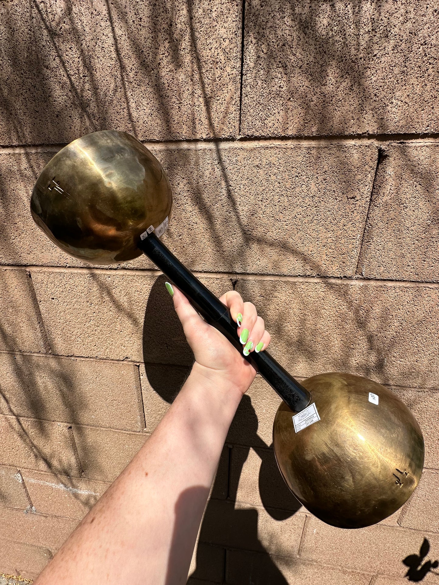 Double Brass Singing Bell - Third Eye & Solar Plexus
