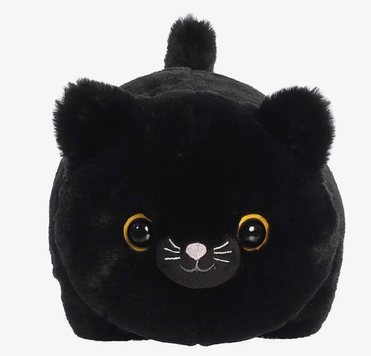 10" Plush Chunky Bella Black Cat