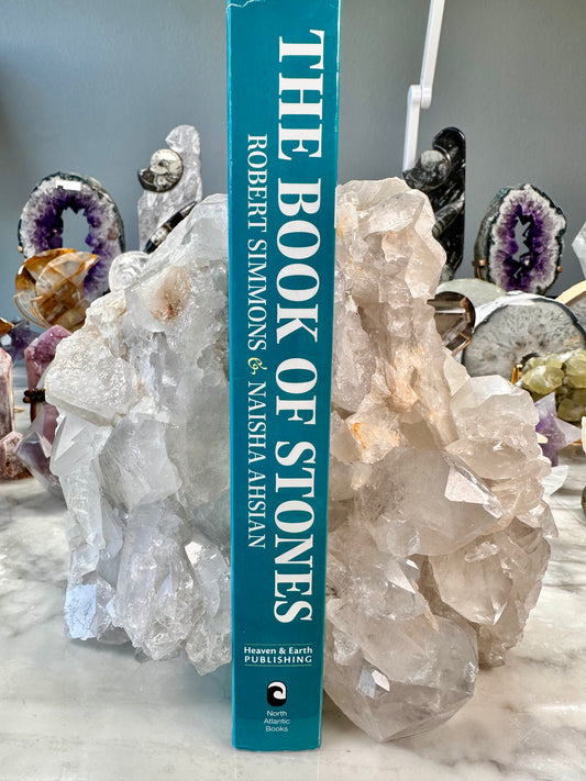 Clear Quartz Cluster Bookends