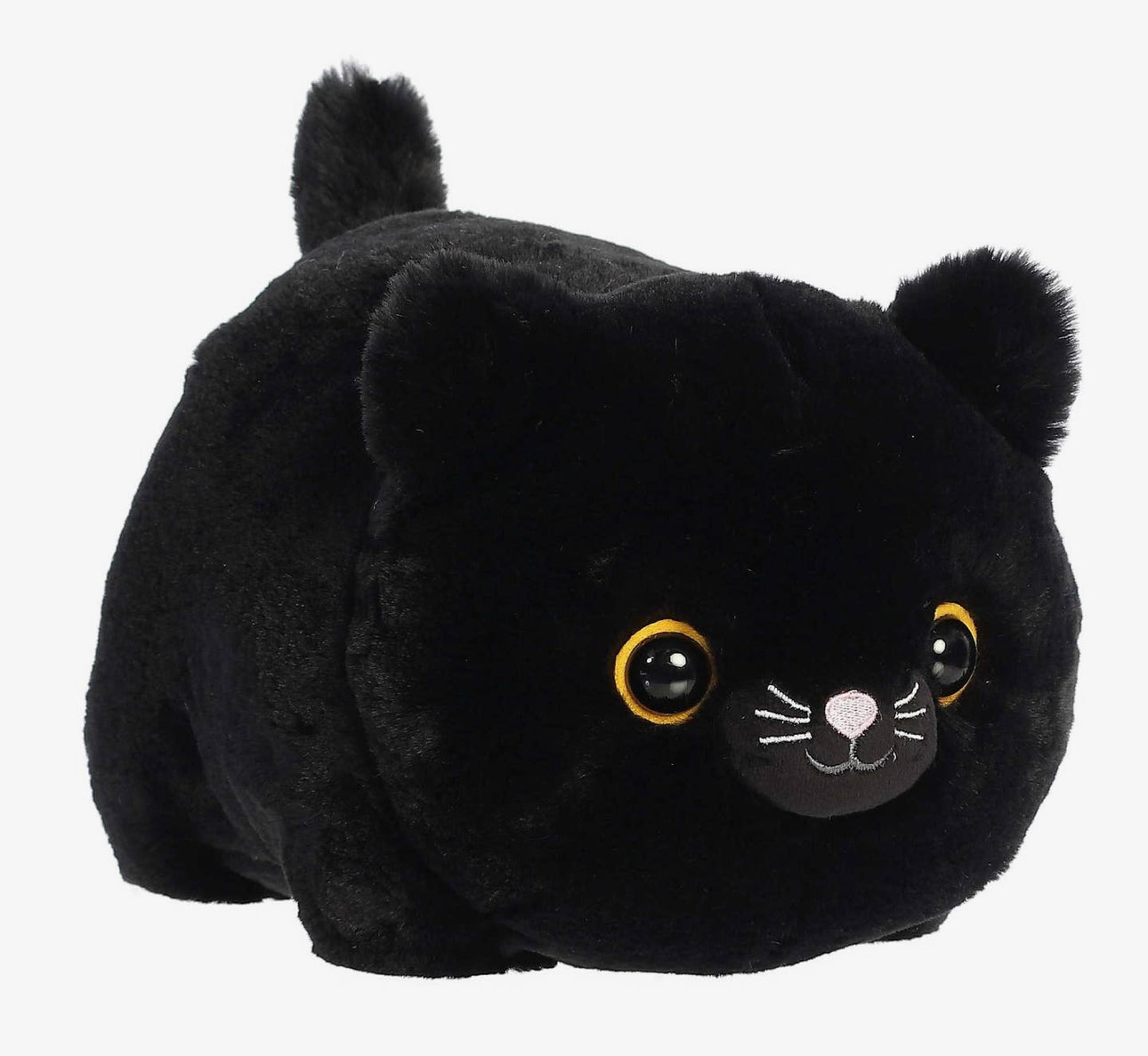10" Plush Chunky Bella Black Cat
