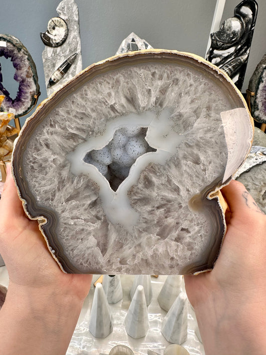 Druzy Agate Geode