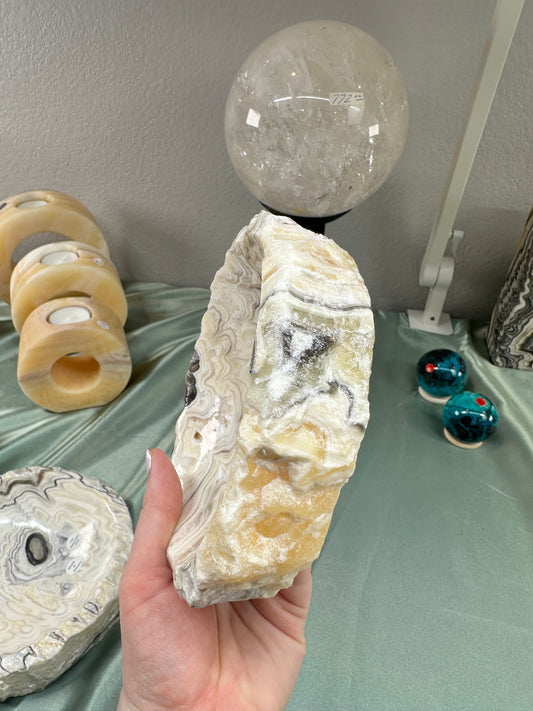 Banded Calcite Bowl C