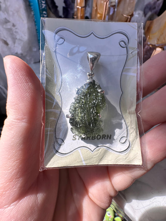 Moldavite Pendant