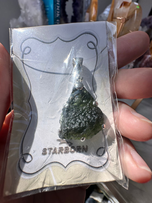 Moldavite Pendant