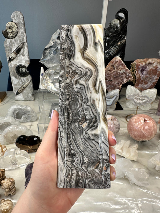 Banded Calcite Incense Holder Z