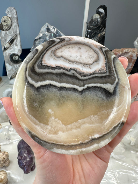 Banded Calcite Bowl G