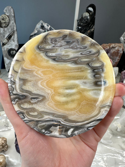 Banded Calcite Bowl C