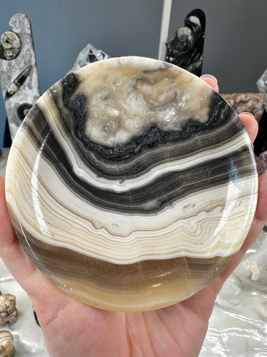 Banded Calcite Bowl A