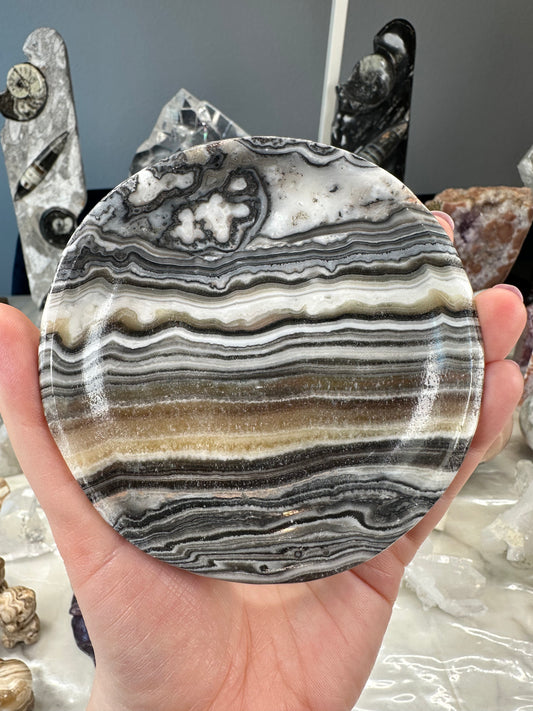Banded Calcite Bowl H