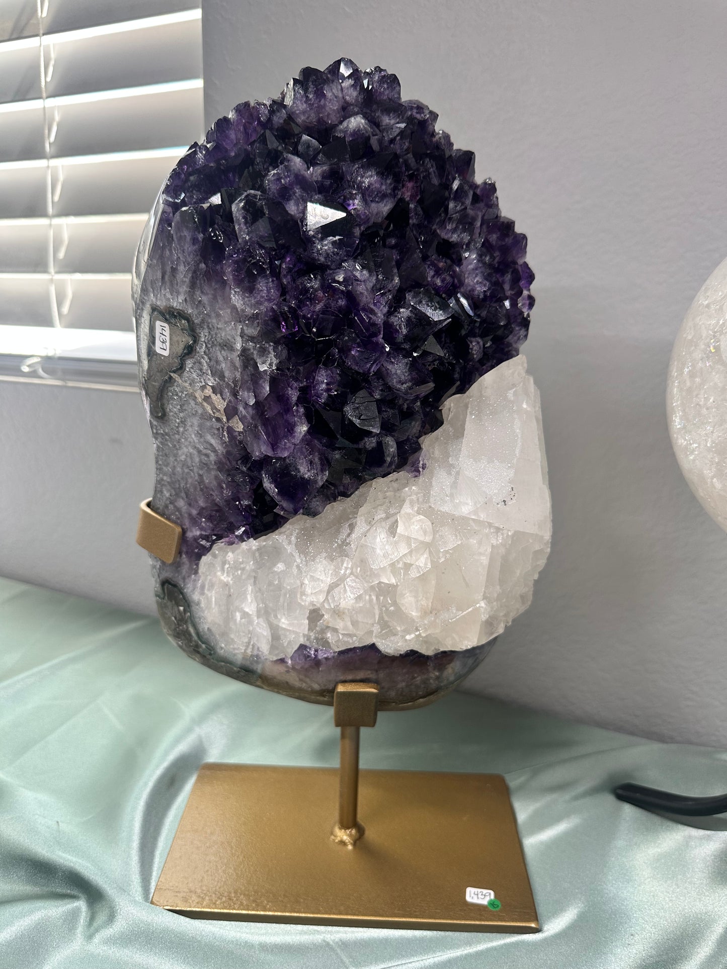 Uruguayan Amethyst with Calcite