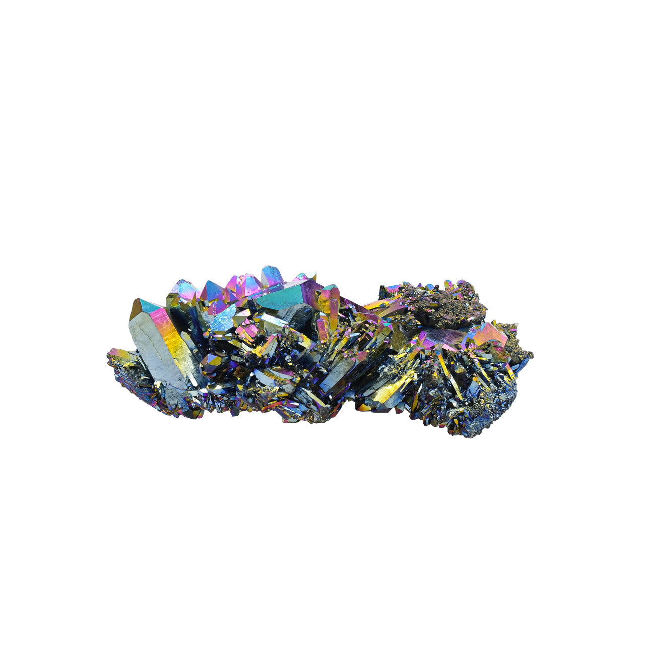 Starborn Rainbow Titanium Quartz Crystal Cluster Collector's Corner Specimen 175ct - 1 Piece