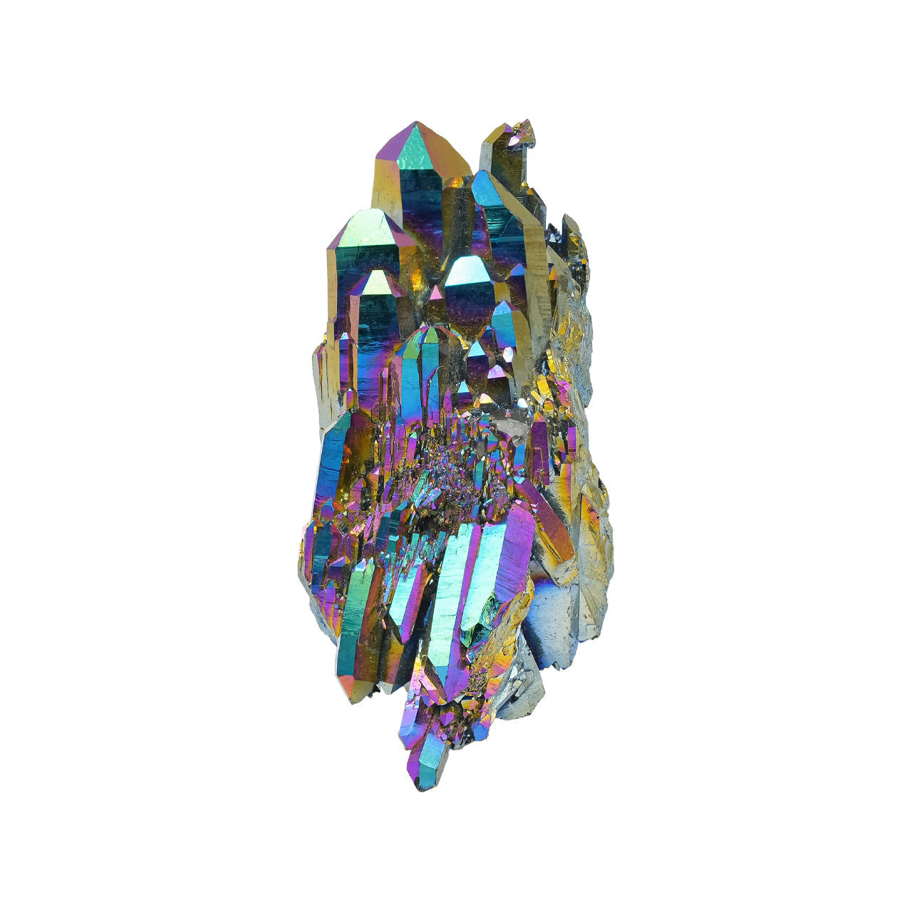 Starborn Rainbow Titanium Quartz Cluster Collector's Corner Specimen 210.5ct - 1 Piece