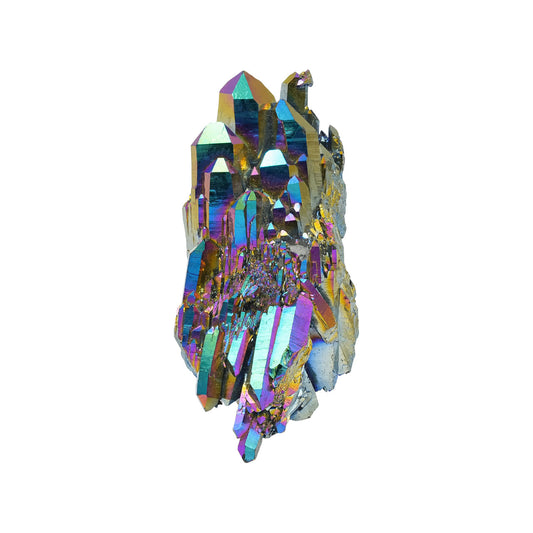 Starborn Rainbow Titanium Quartz Cluster Collector's Corner Specimen 210.5ct - 1 Piece