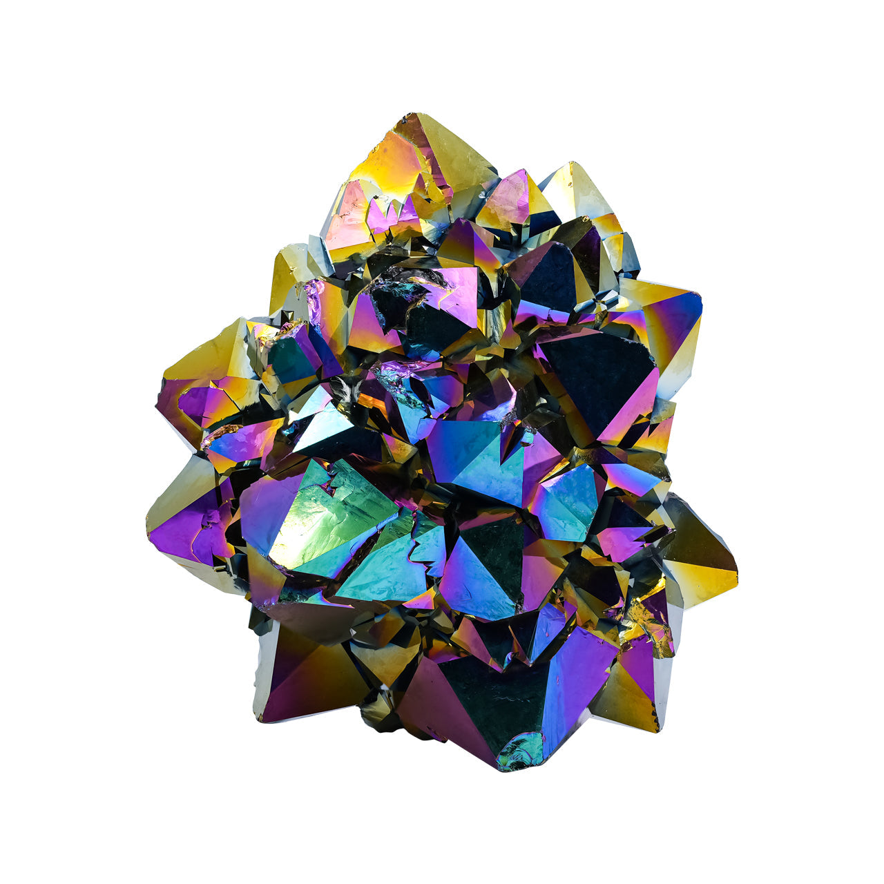 Starborn Rainbow Titanium Quartz Cluster 657.5 cts - 1 Piece