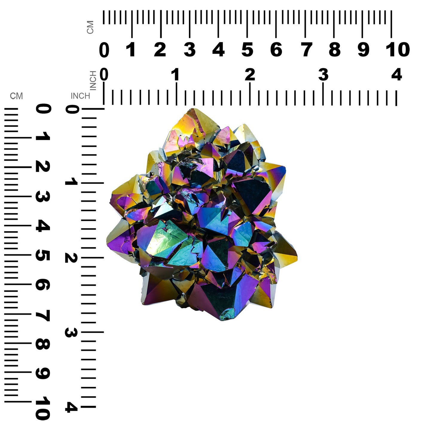 Starborn Rainbow Titanium Quartz Cluster 657.5 cts - 1 Piece