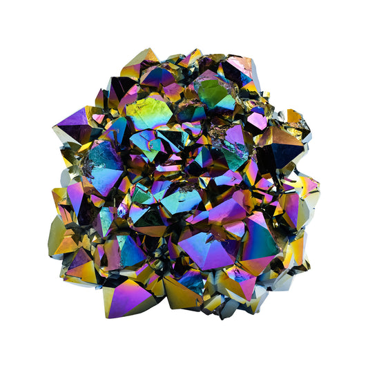 Starborn Rainbow Titanium Quartz Crystal Cluster 1,082.5 cts - 1 Piece