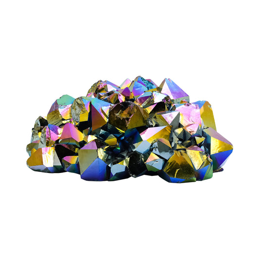 Starborn Rainbow Titanium Quartz Crystal Cluster 1,082.5 cts - 1 Piece