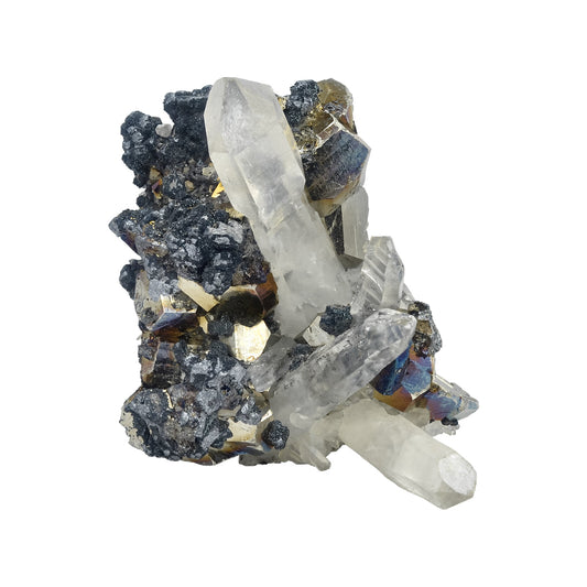 Starborn Rainbow Pyrite Crystal Collector's Corner Specimen 221.5ct - 1 Piece